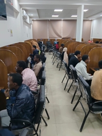 امتحانات الفرقه الاولى الmed term اليوم بمركز الاختبارات ( البرنامج العام )